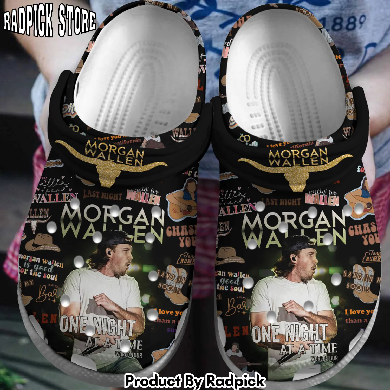 Radpick premium morgan wallen music clogs shoes comfortable for men women iyz rp6522204